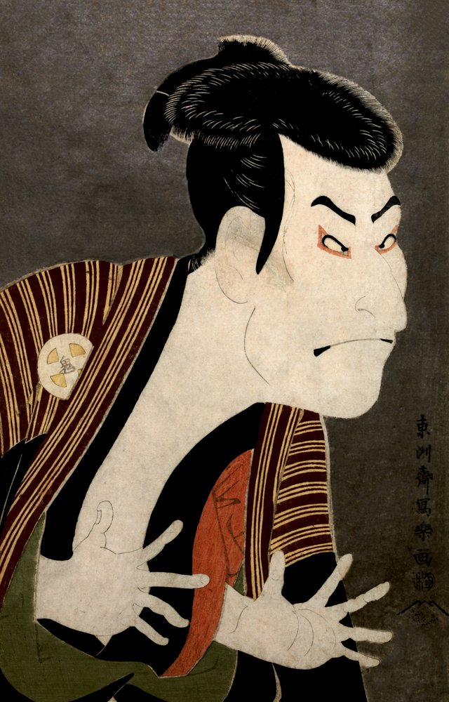 El actor Otani Oniji II como Yakko Edobei de Toshusai Sharaku