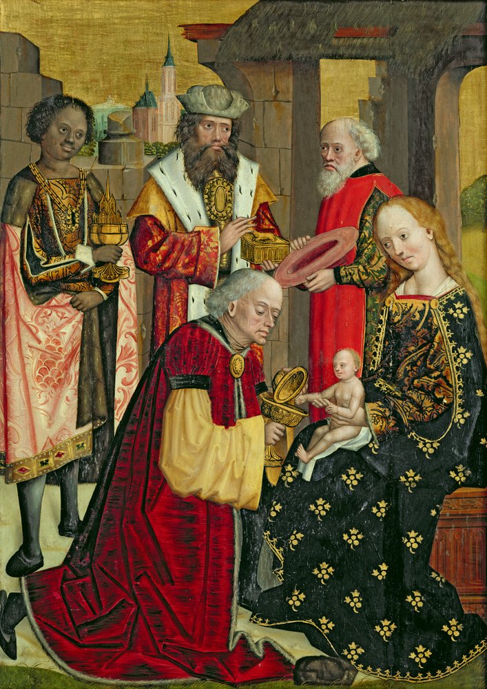 La adoración de los magos, del Altar de la Cúpula, 1499 de Absolon Stumme