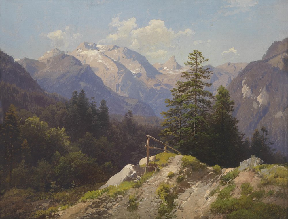 El profesor Waagen el ... Tauern de Berchtesgaden de Adalbert Waagen