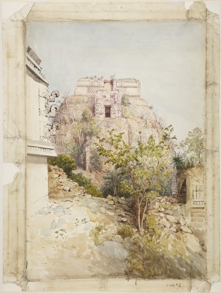 Casa del Mago, Uxmal, México de Adela Breton