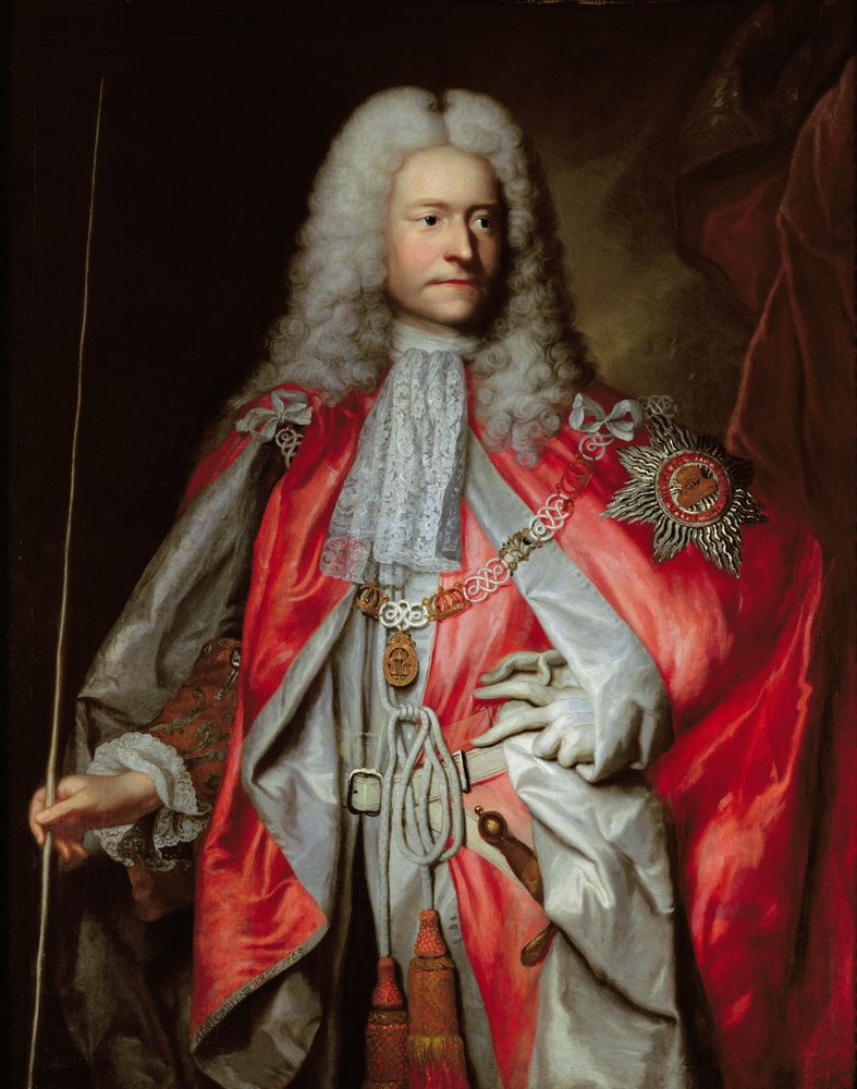 Retrato póstumo de Sir Paul Methuen K.B. (m.1757) de Adrien Carpentiers