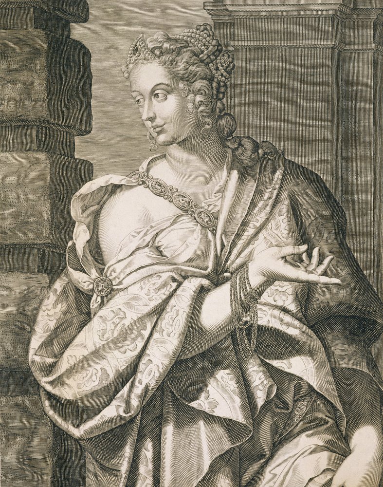 Estatilia Mesalina tercera esposa de Nerón de Aegidius Sadeler or Saedeler