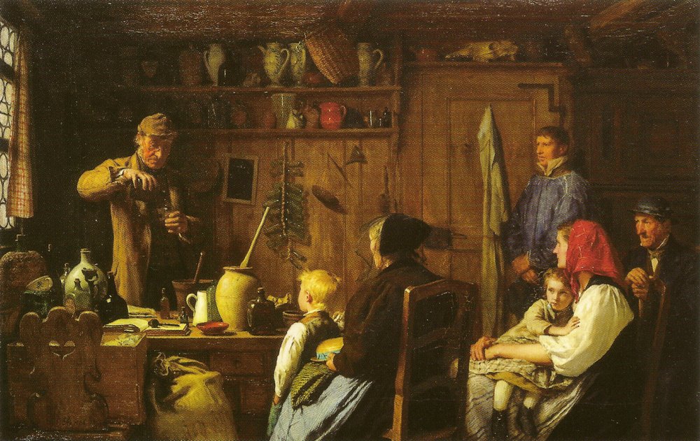 El charlatán de Albert Anker