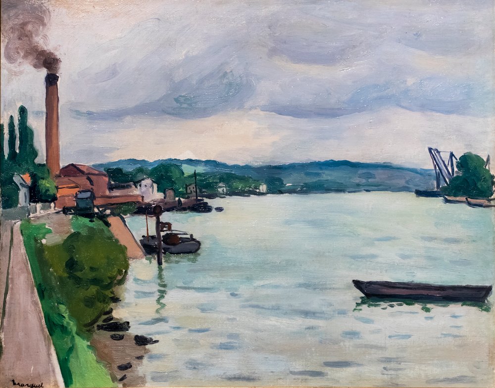 Vista del Sena (cerca de Ruán) de Albert Marquet