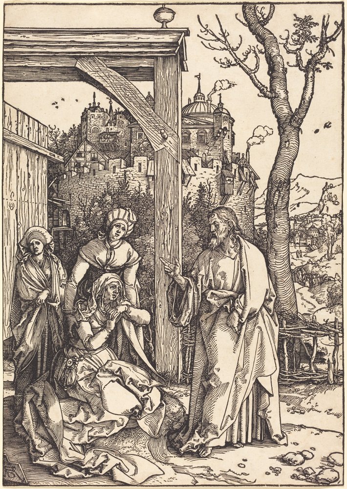 Cristo se despide de su madre de Albrecht Dürer