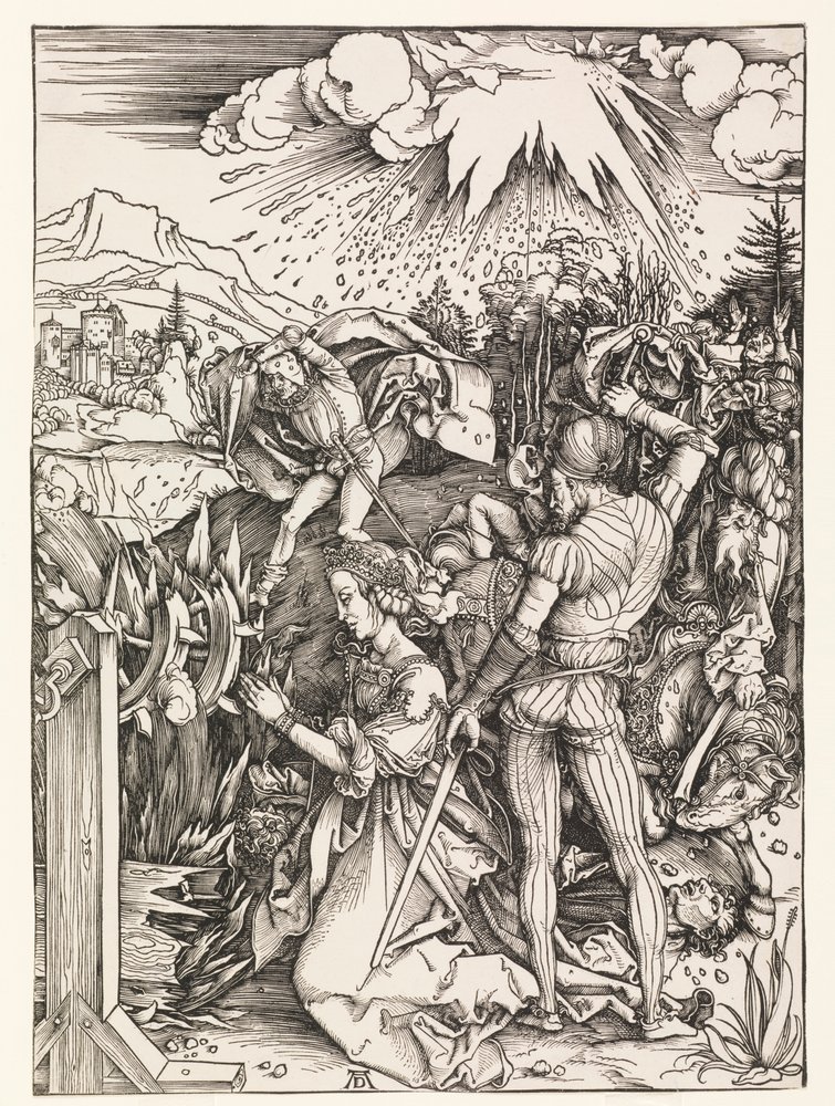 El Martirio de Santa Catalina de Albrecht Dürer