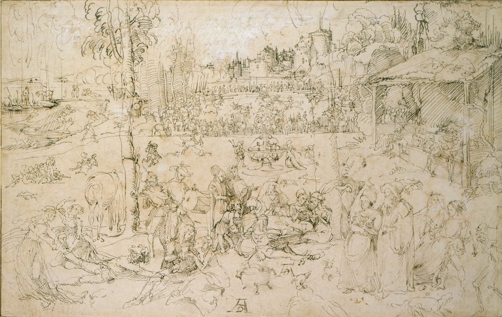 Los placeres del mundo, principios del siglo XVI de Albrecht Dürer