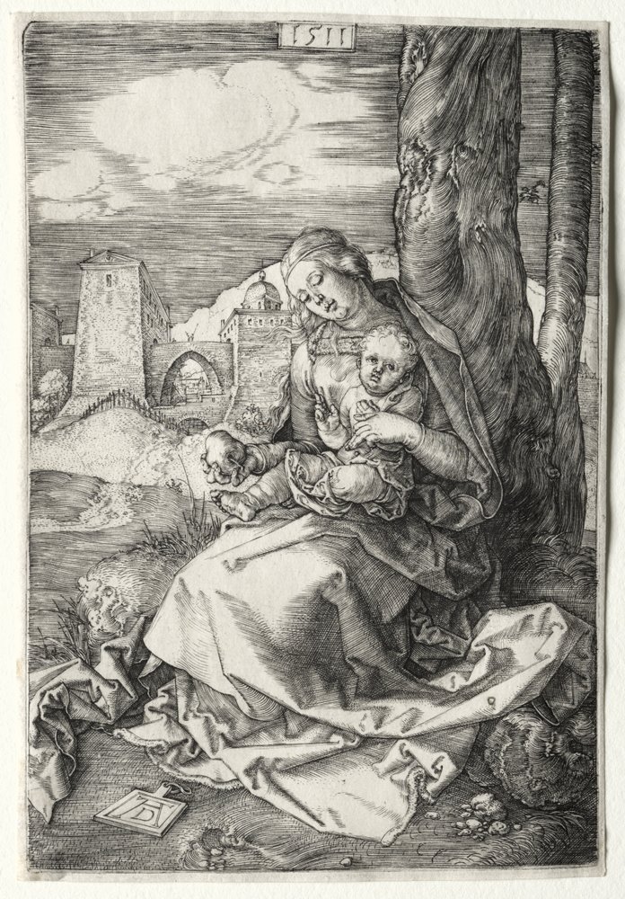 La Virgen y el Niño con la pera de Albrecht Dürer