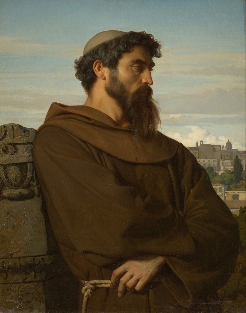El monje romano de Alexandre Cabanel