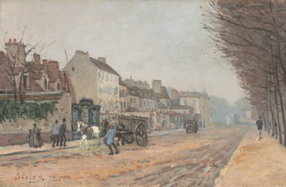Boulevard Héloïse, Argenteuil de Alfred Sisley
