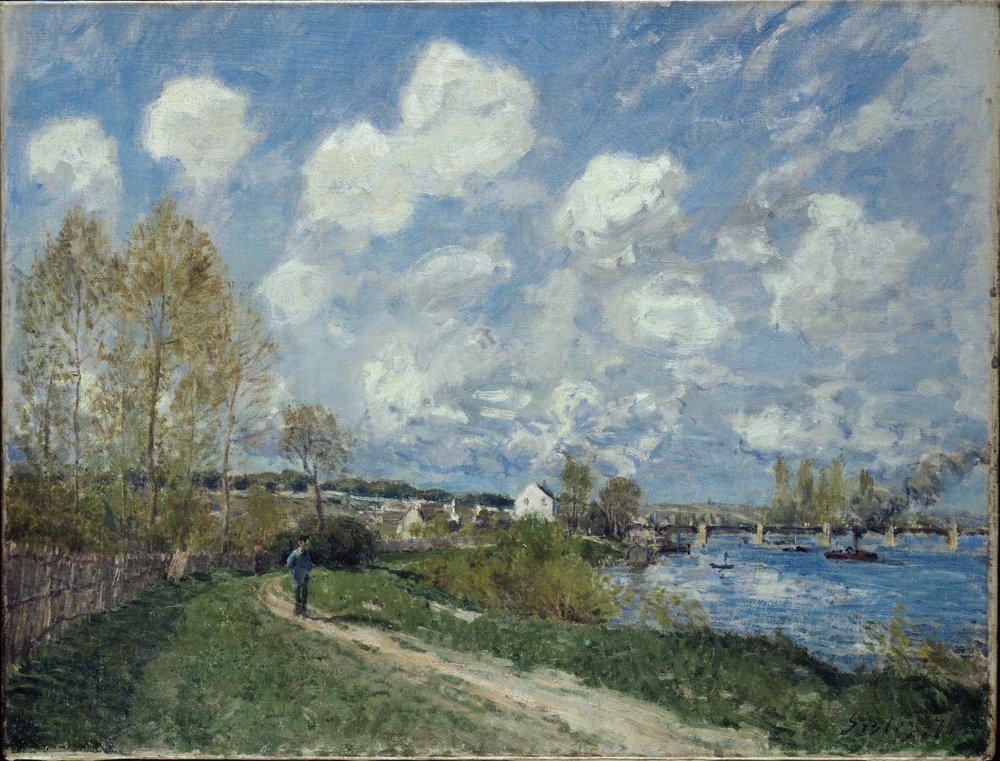 Verano en Bougival - Sisley