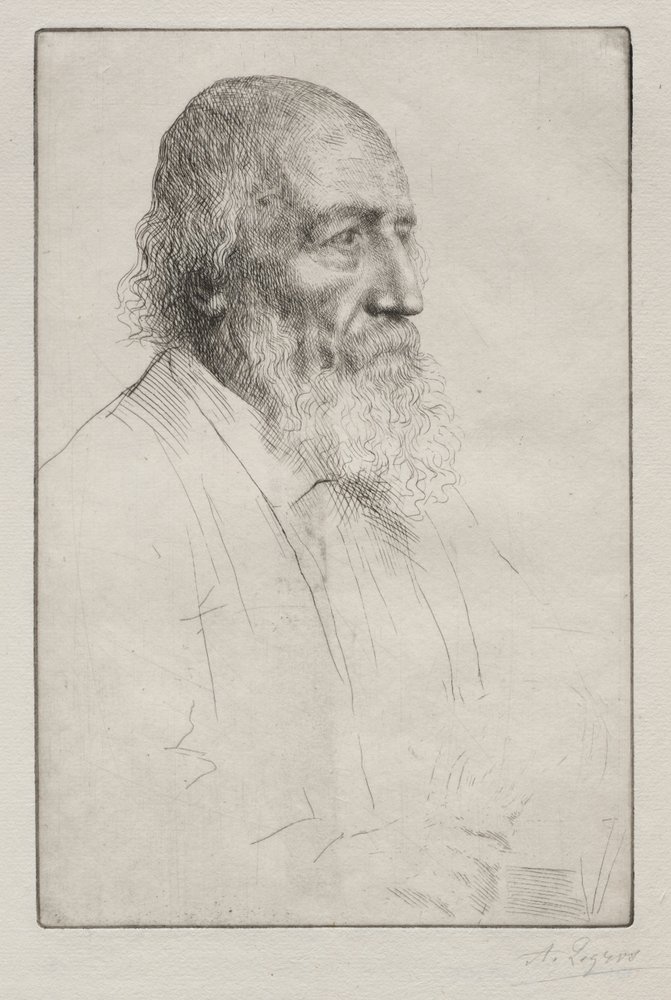 Alfred Lord Tennyson de Alphonse Legros