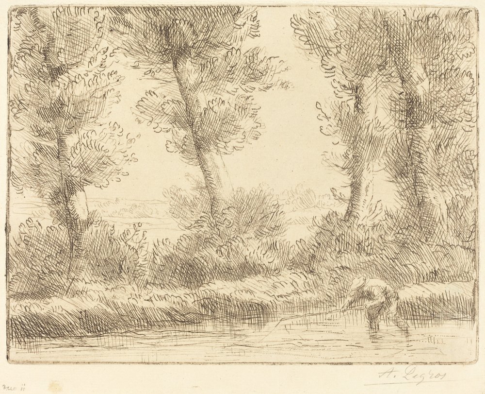 Orillas del Liane Les bords de la Liane de Alphonse Legros