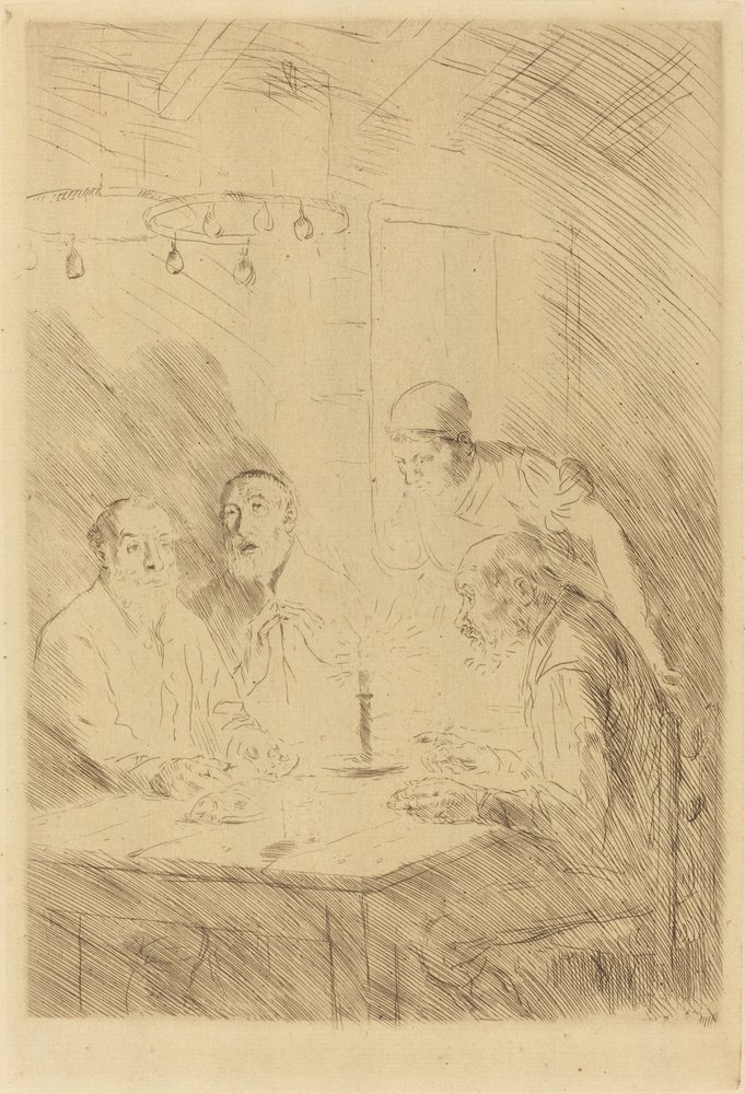 La cena de los pobres de Alphonse Legros