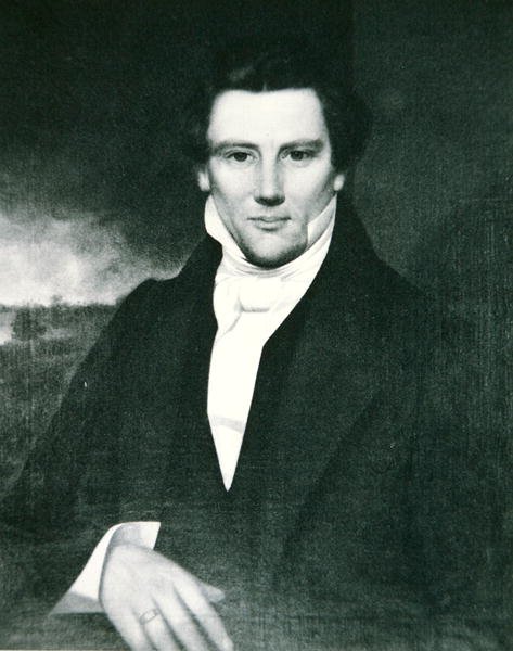 Joseph Smith (1805-44) profeta fundador de la religión mormona en EE.UU. de American School