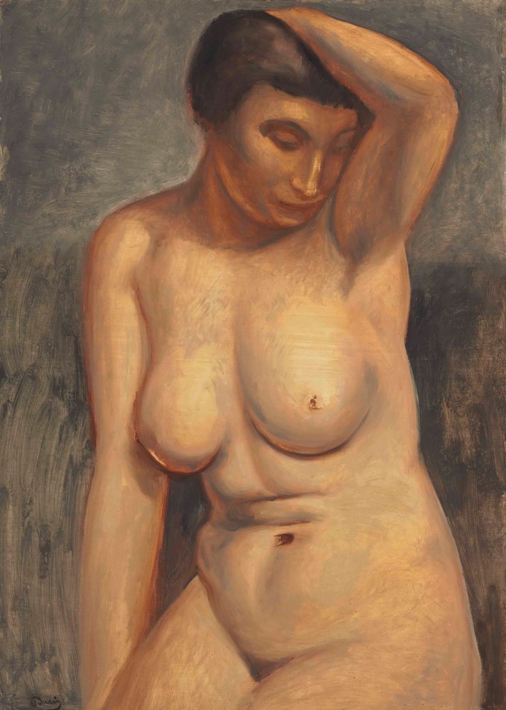 Nu assis de Andre Derain