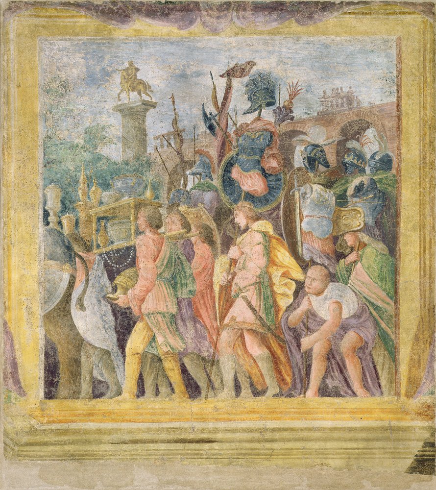El triunfo de César de Andrea Mantegna