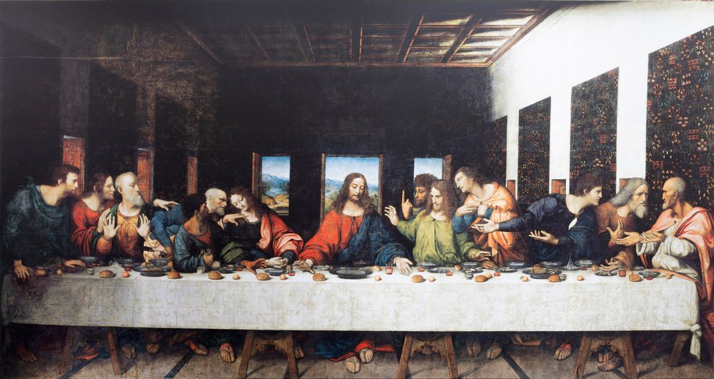 Abadía de Tongerlo. Pintura. La última cena. 1506-1507 de Andrea Solario