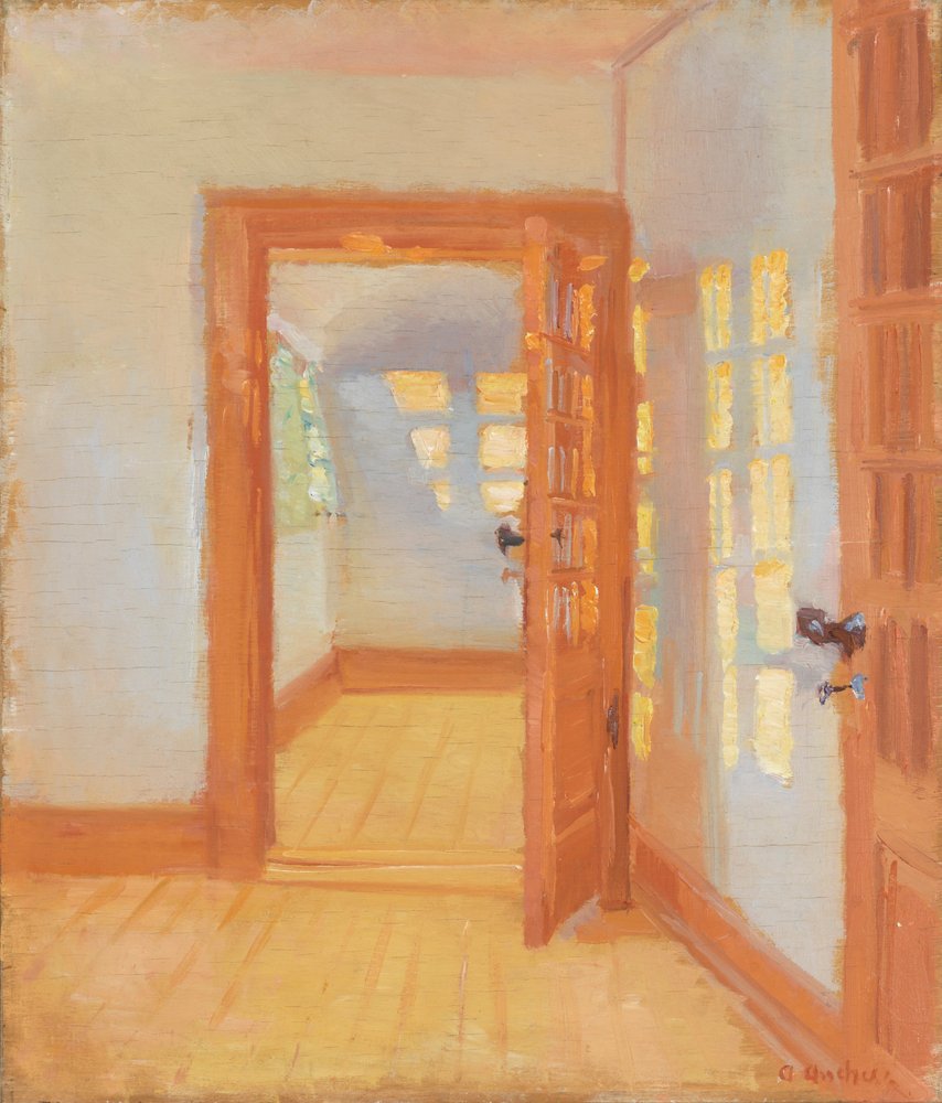 Interior. El anexo de Brøndum de Anna Ancher