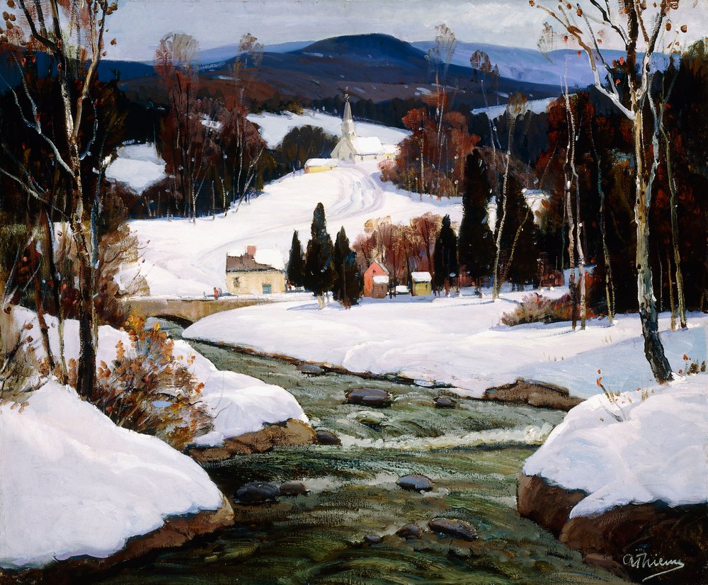 Nieve en New Hampshire | Anthony Thieme | Impresión de arte