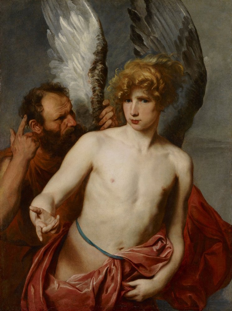 Dédalo e Ícaro, entre 1615 y 1620 de Anthony van Dyck