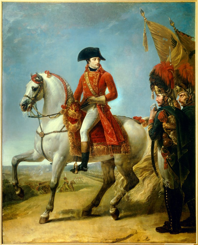 Retrato ecuestre de Napoleón Bonaparte de Antoine-Jean Gros