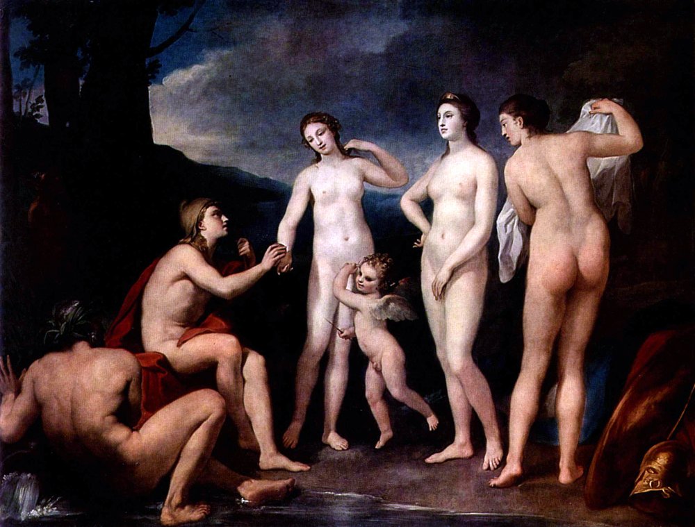 El juicio de Paris de Anton Raphael Mengs