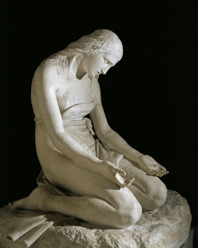 La Magdalena penitente, de Antonio Canova (1757-1822) de Antonio Canova