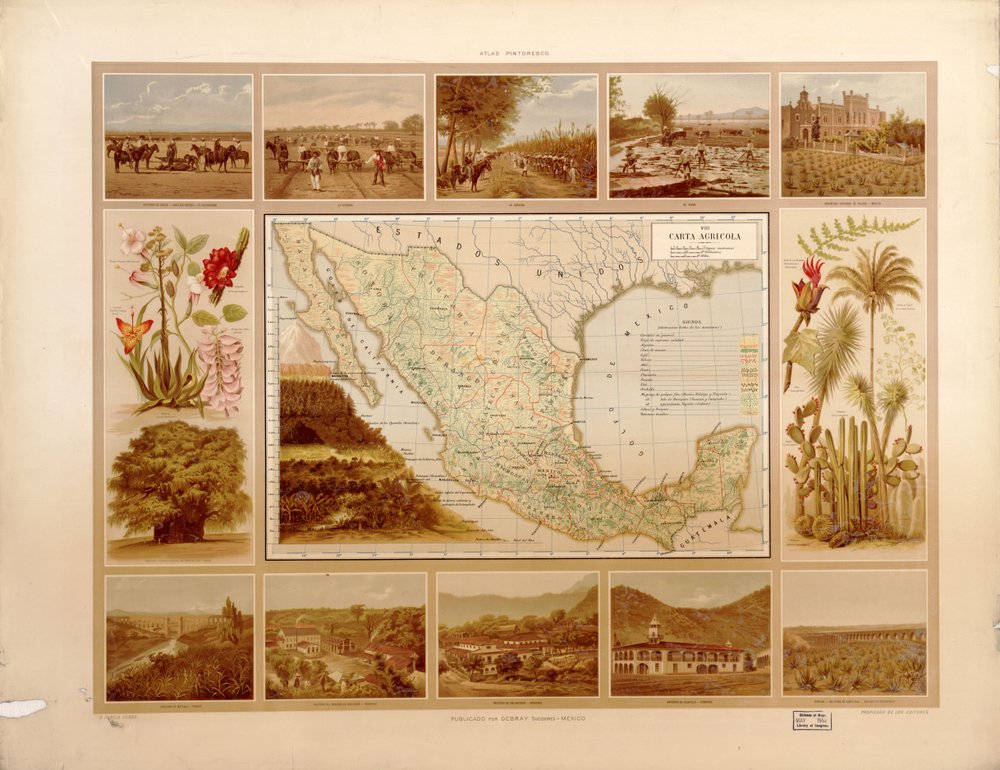 Atlas pictórico e histórico de los Estados Unidos Mexicanos. LOC 2008621671-11 de Antonio García Cubas