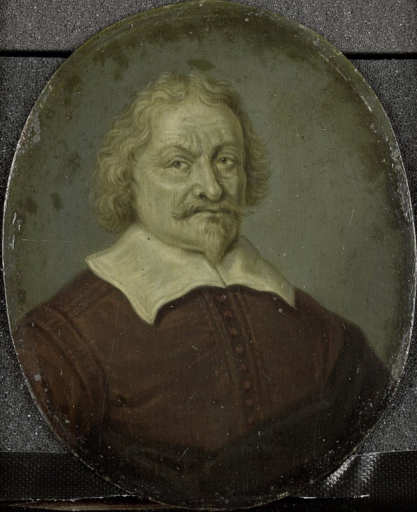 Retrato de David o Daniel Lingelbach I de Arnoud van Halen