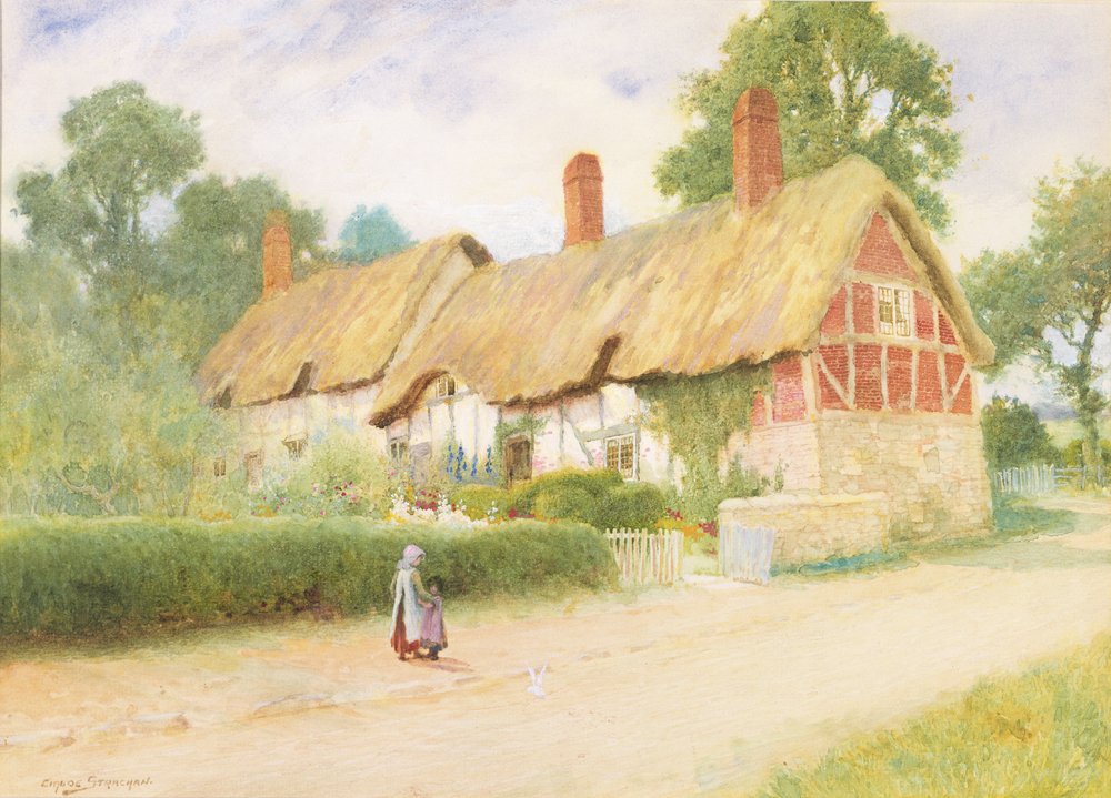 La cabaña de Ann Hathaway | Arthur Claude Strachan