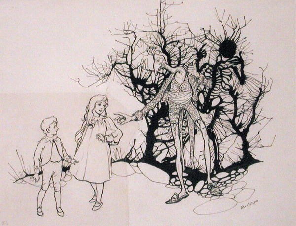 'Era una especie de esqueleto', ilustración de 'El Zankiwank y la ...