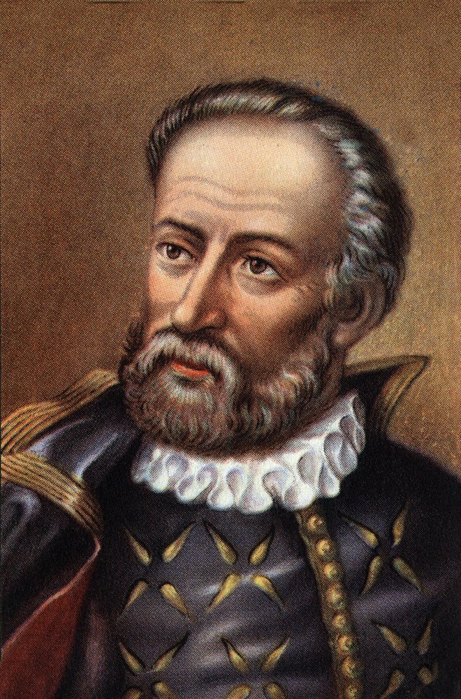 Retrato de Fernando de Magallanes navegante portugués (cromo) de Artist Unknown