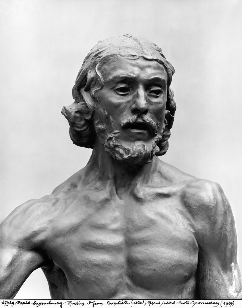 San Juan Bautista, 1878-80 (detalle) de Auguste Rodin