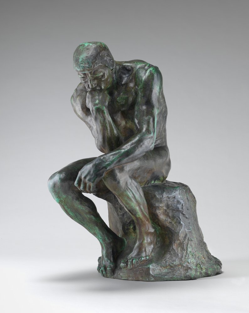 El Pensador, modelo de 1880, fundición de 1901 de Auguste Rodin