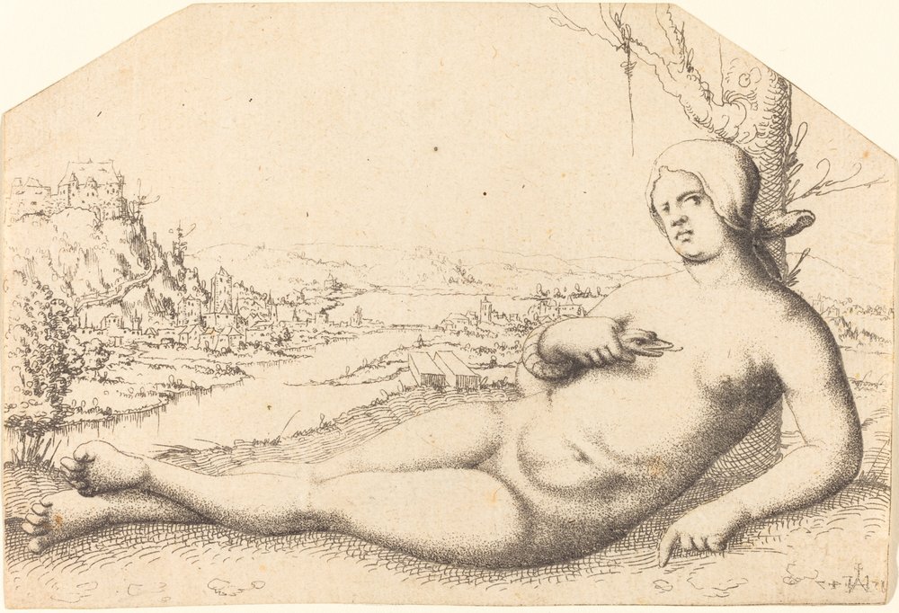 Muerte de Cleopatra de Augustin Hirschvogel