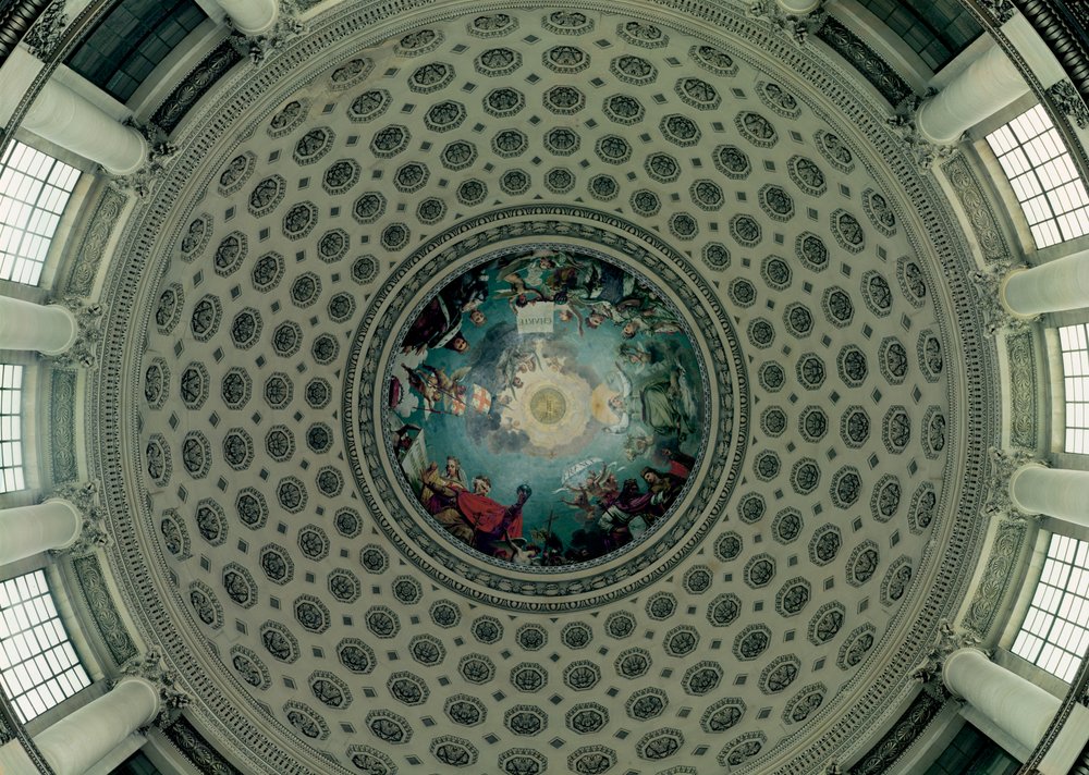 La apoteosis de Santa Genoveva, (detalle) de la cúpula, c.1812 de Antoine-Jean Gros