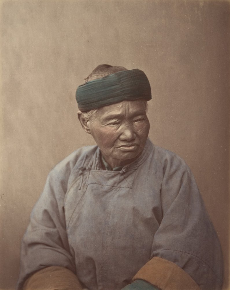 [Retrato de una anciana china], 1870s de Baron Raimund von Stillfried