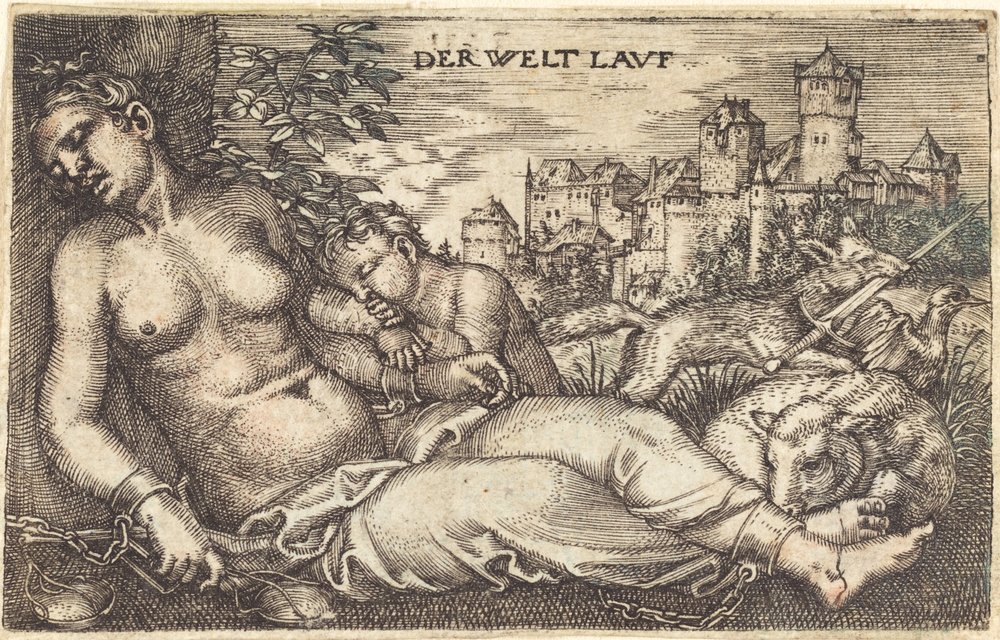 El curso del mundo (Justicia durmiente) de Barthel Beham