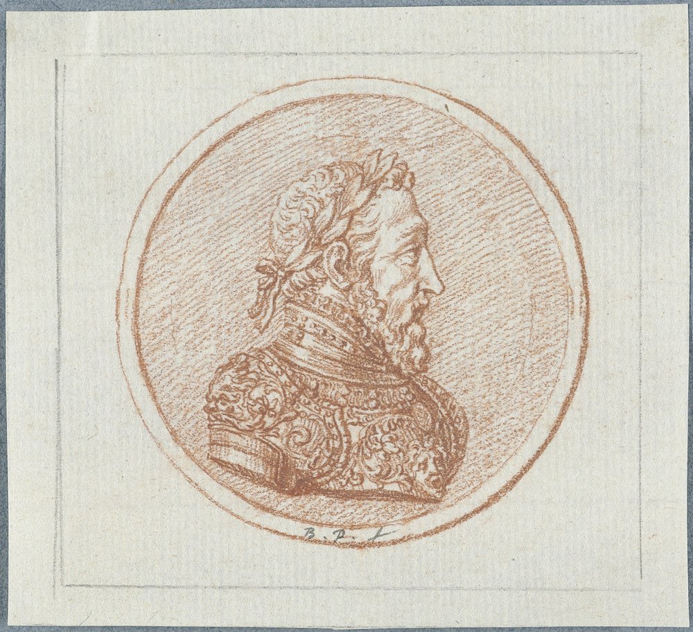 Retrato del Rey Enrique II de Francia de Bernard Picart