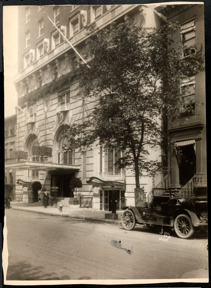 Vista del Hotel Robert Treat, Newark, Nueva Jersey, 1916 de Byron Company
