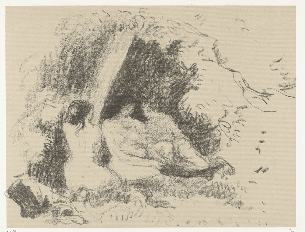 Tres mujeres desnudas
Mujeres jóvenes de Camille Jacob Pissarro