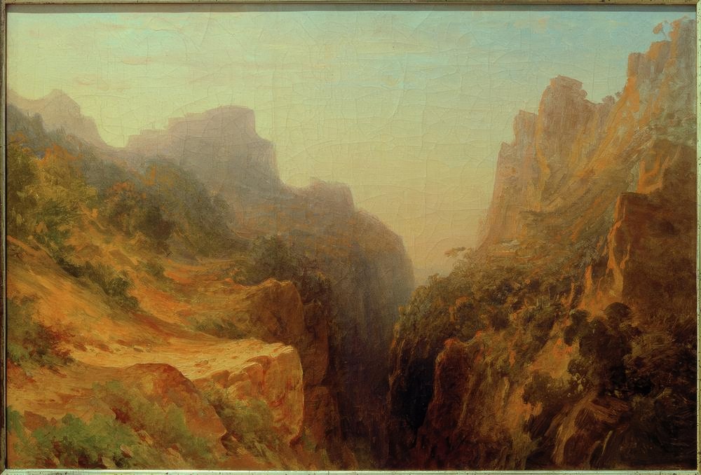 C.Morgenstern, Paisaje en los Apeninos de Carl Morgenstern