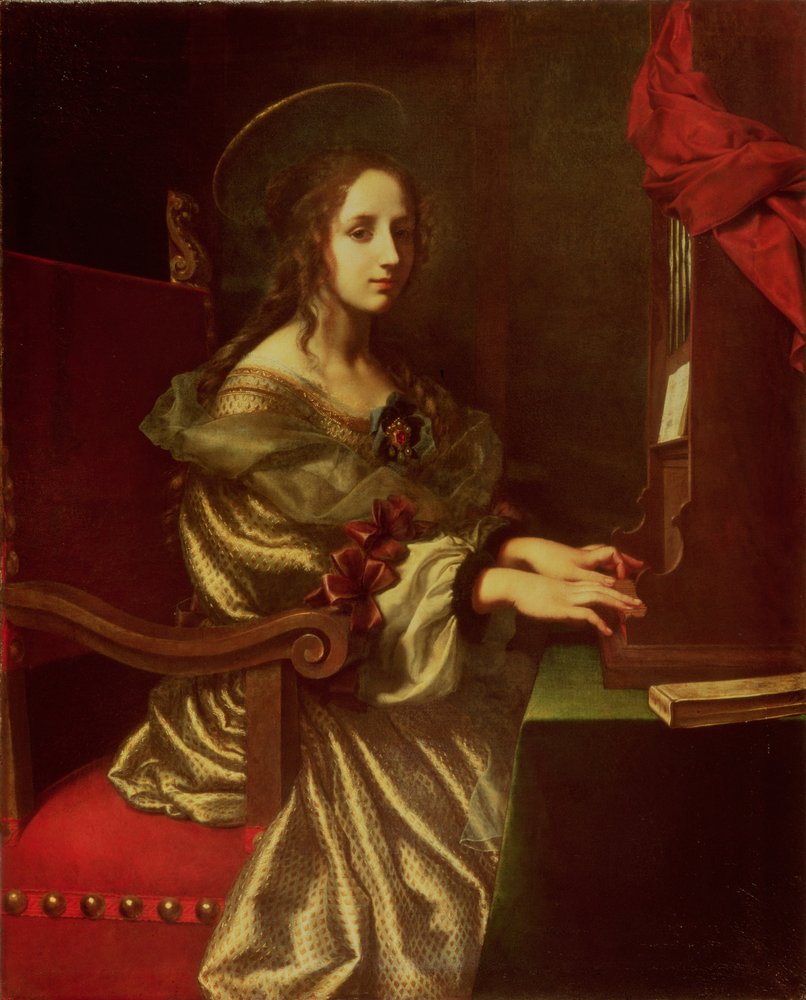Santa Cecilia (patrona de los músicos) de Carlo Dolci