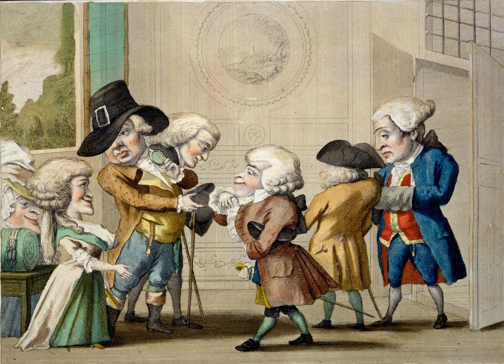 El primer acercamiento, c.1790 de Carlo Lasinio