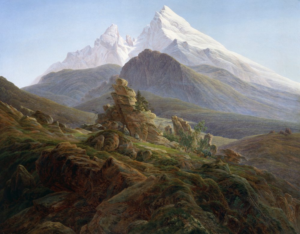 El Watzmann de Caspar David Friedrich