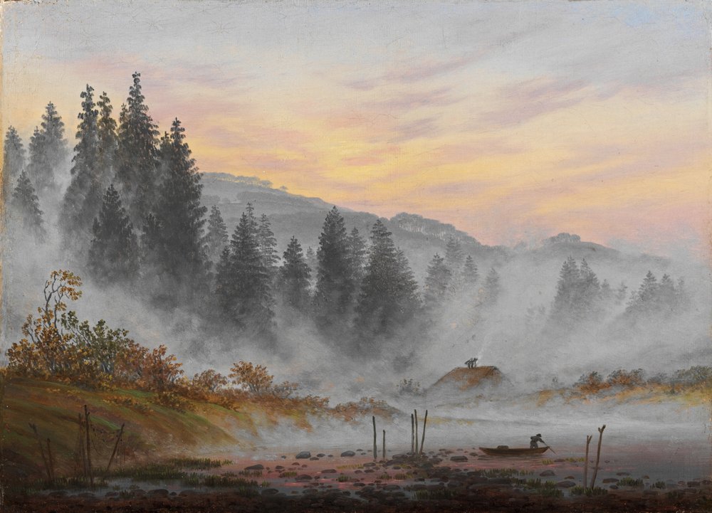 Las horas del día: La mañana, 1821-1822 de Caspar David Friedrich