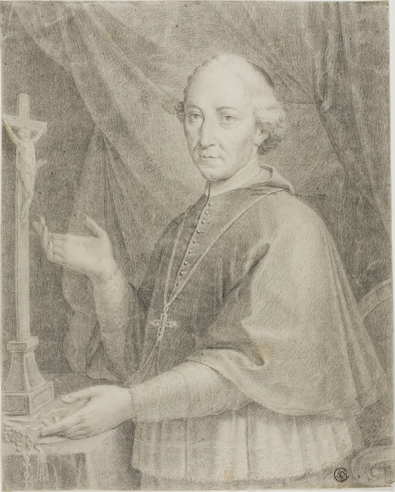 Retrato de eclesiástico de Caspar Netscher