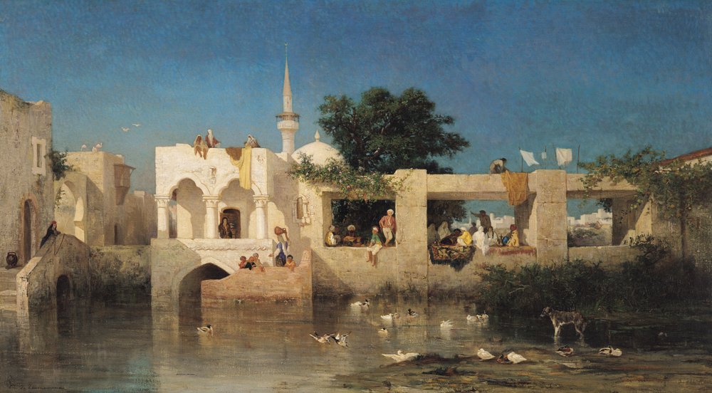 Café en Adalia, 1856 de Charles-Émile de Tournemine