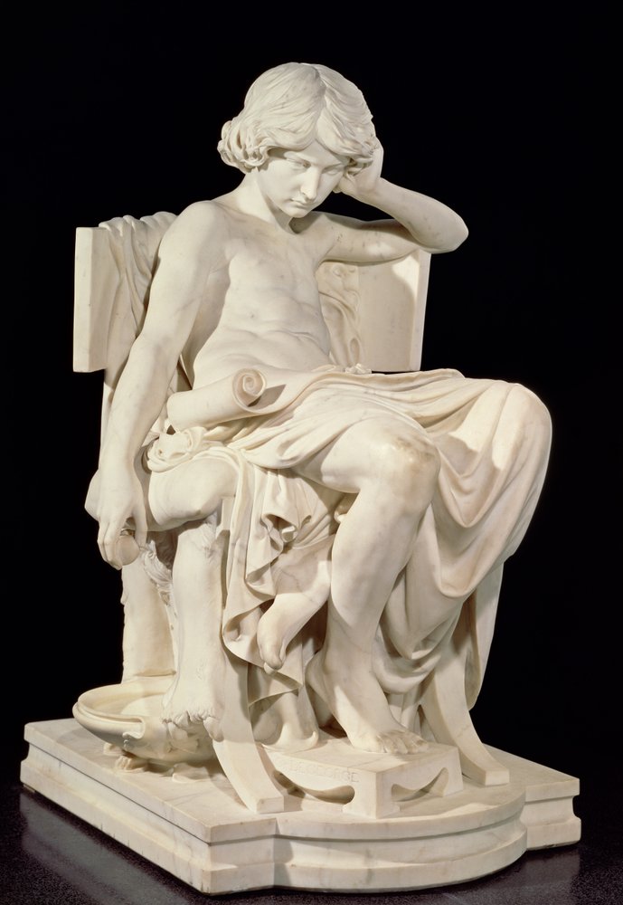 El joven Aristóteles, 1870 de Charles Jean Marie Degeorge